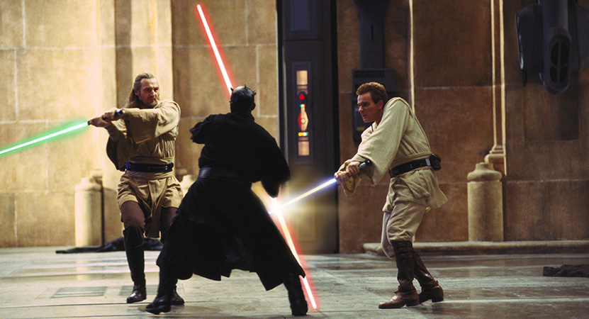 Still image from <em>Star Wars: The Phantom Menace</em>.